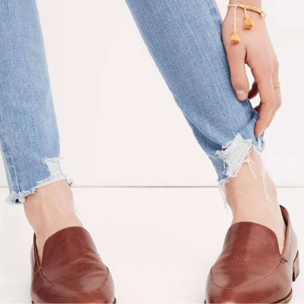 🌟HOST PICK🌟MADEWELL 9” High-Rise Skinny Distressed Jeans Size 26 - Picture 3 of 7